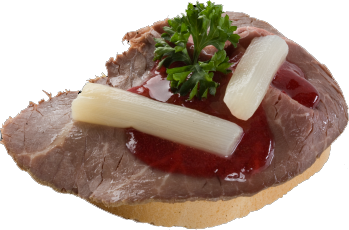 Hátszínes áfonyalekvárral